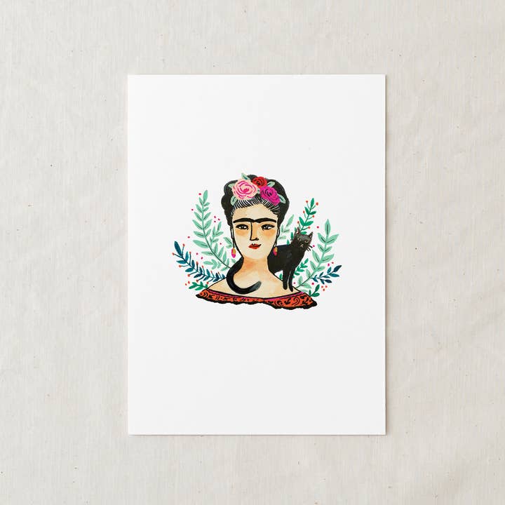 Wildship Studio - Wholesale Art Print - Frida Kahlo Art Print