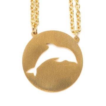 Dolphin Spirit Animal Necklace ENFP for wholesale by JAECI