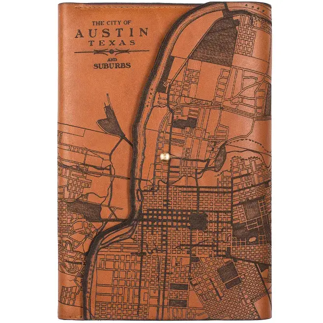 Tactile Craftworks - Wholesale Journal/Diary - Austin Map Journal3