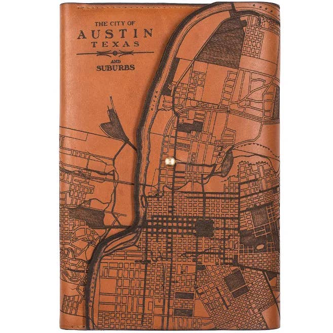 Tactile Craftworks - Wholesale Journal/Diary - Austin Map Journal3