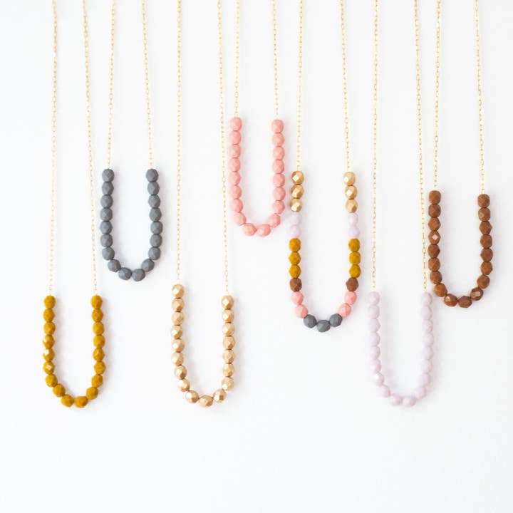 Nest Pretty Things - Wholesale Beaded/Pearl Necklace - Colorful Glass Bead Necklace,  Layering necklace9