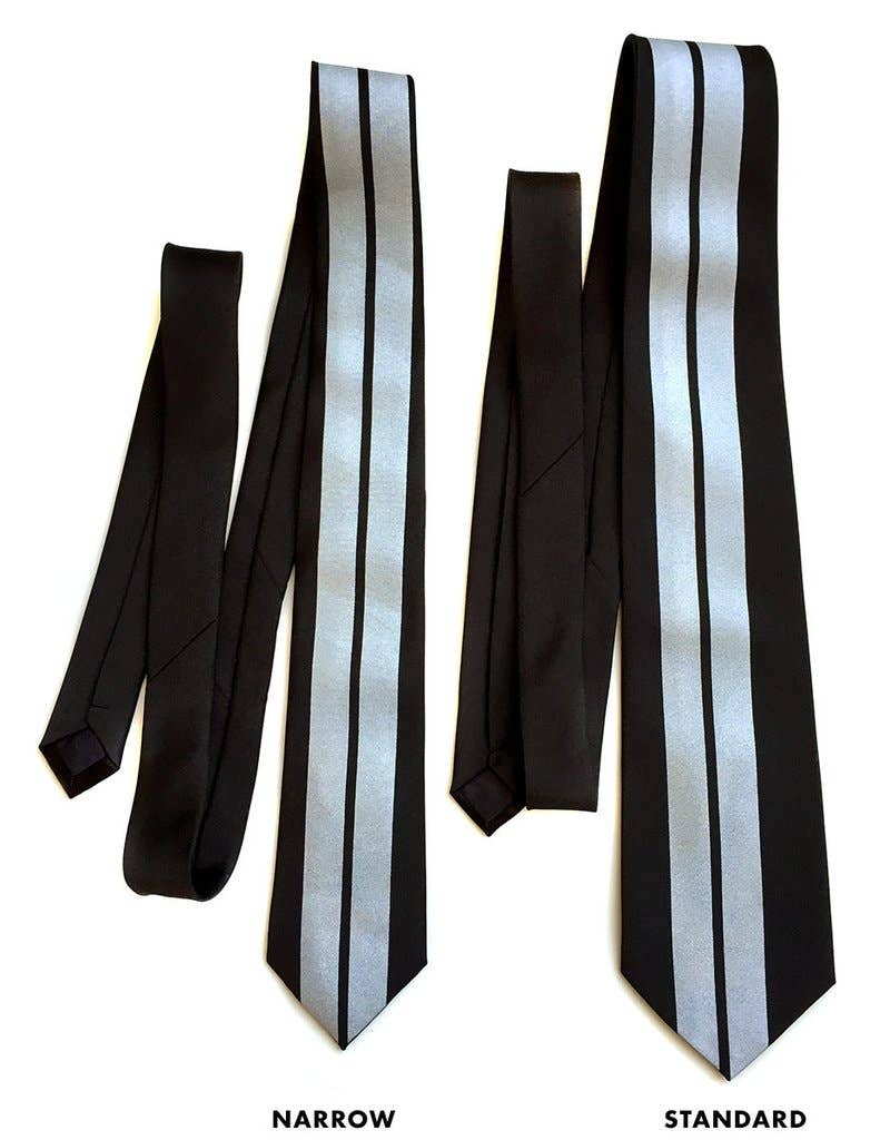 Cyberoptix Tie Lab - Wholesale Necktie - Men's - Racing Stripes: Le Mans First Place Microfiber Necktie2