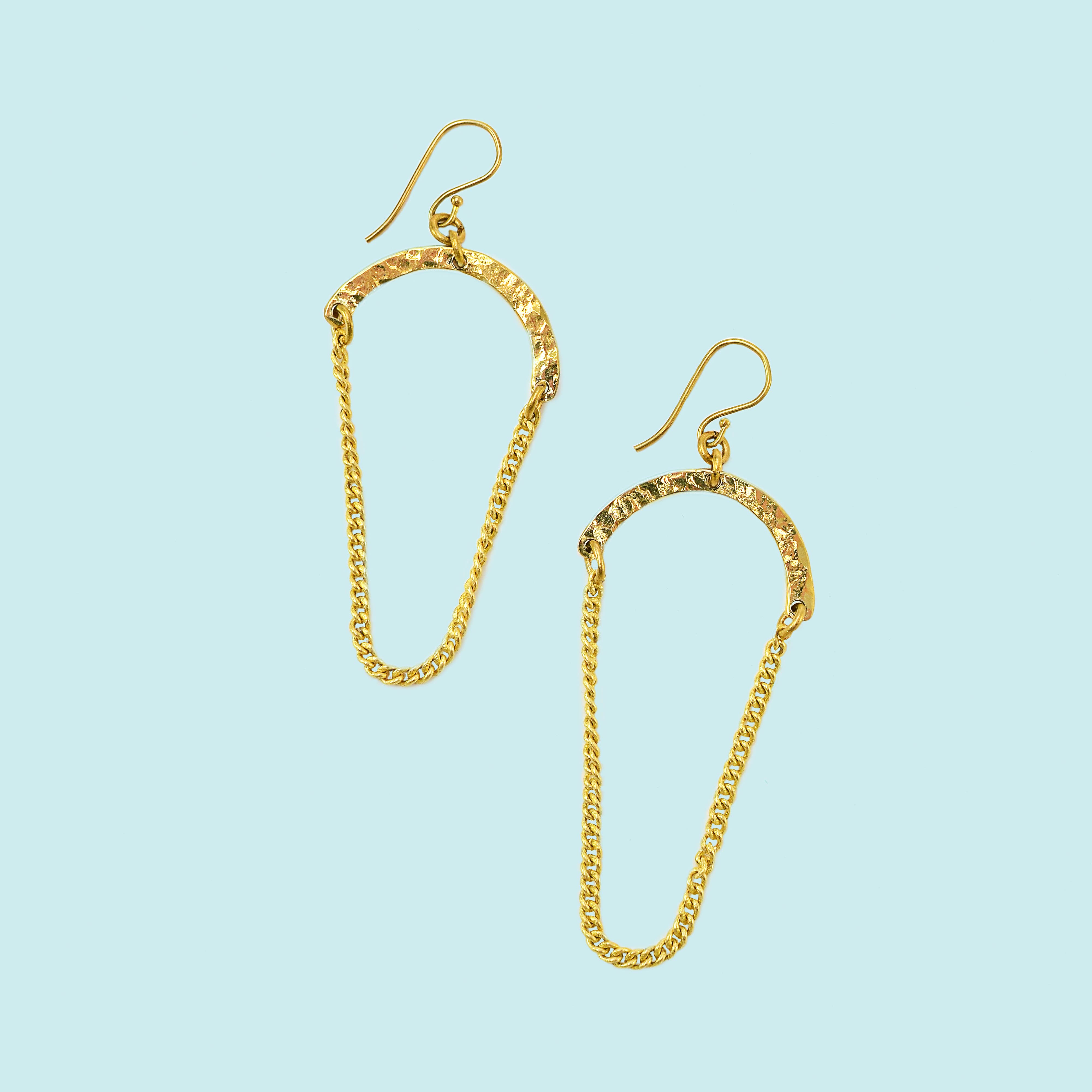 Swahili Coast - Wholesale Dangle Earrings - Loops Earrings - Brass0