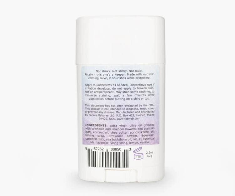 Fabula Nebulae - Wholesale Deodorant - Unisex - Natural Baking Soda Free Deodorant (lavender + ylang ylang)1
