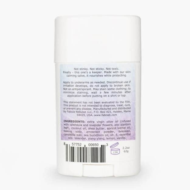 Fabula Nebulae - Wholesale Deodorant - Unisex - Natural Baking Soda Free Deodorant (lavender + ylang ylang)1