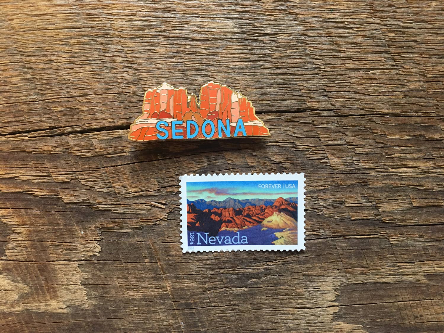 Noteworthy Paper & Press - Wholesale Lapel Pin/Button - Sedona Enamel Pin5