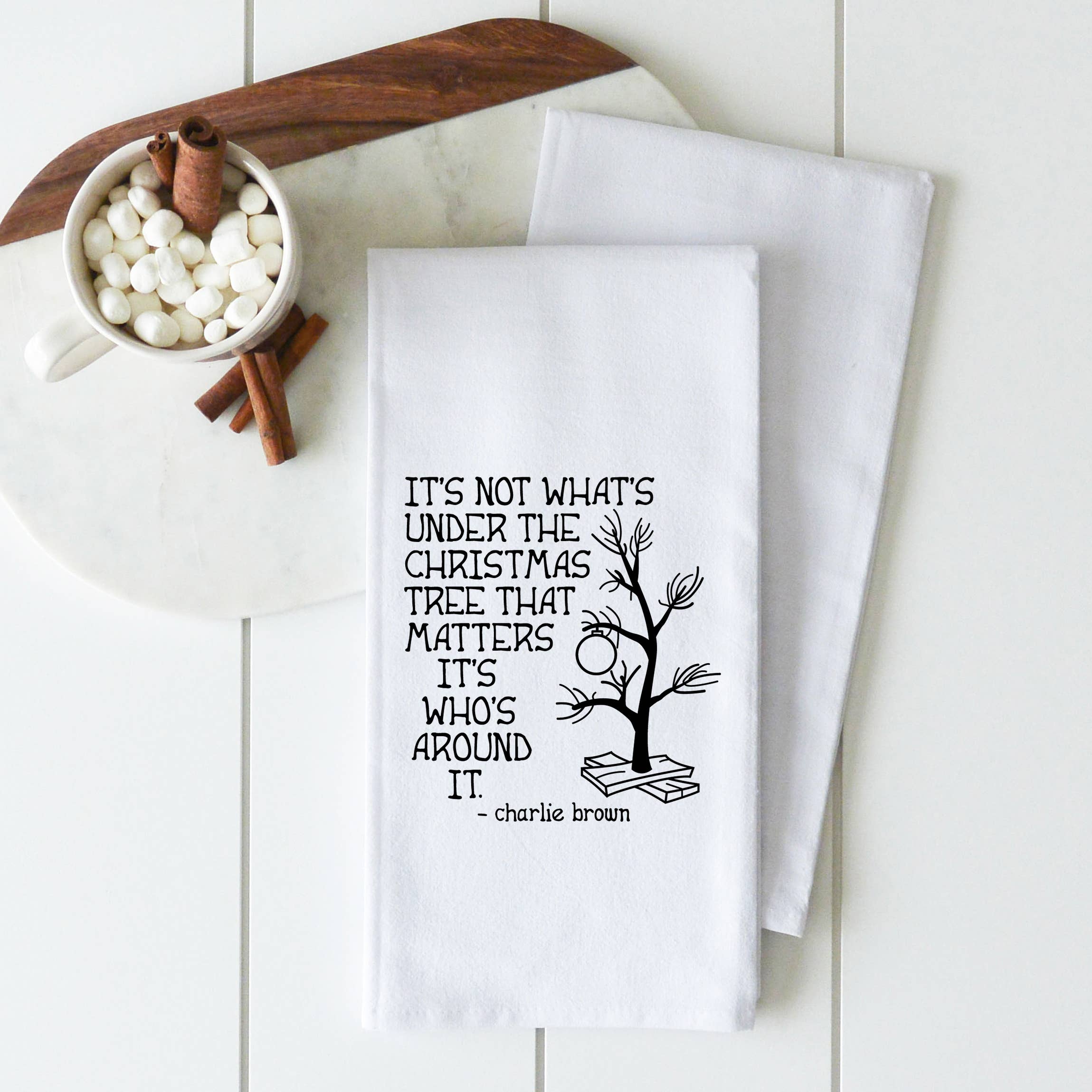 Porter Lane Home - Wholesale Tea Towel - CB Christmas Tea Towel0