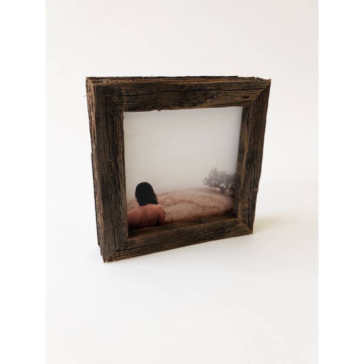 Alibi Interiors - Wholesale Picture Frame - 4" x 4" Reclaimed Wood Gallery Frame