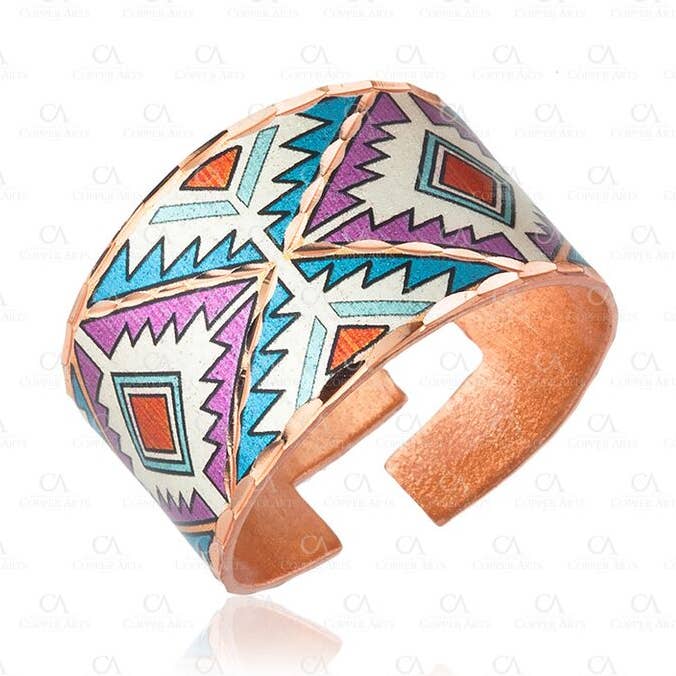RC 12 Southwest Native sieraden handgemaakte ringen voor wholesale door COPPER ARTS INC.