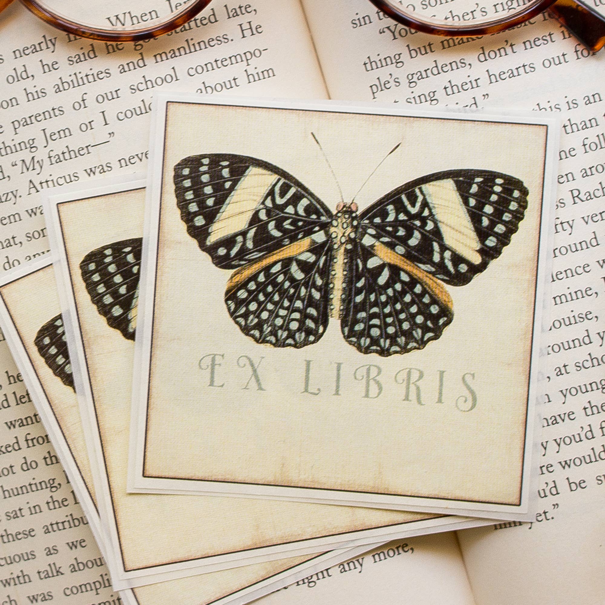 Sunshine and Ravioli - Wholesale Book Plate - Black Butterfly Bookplates3