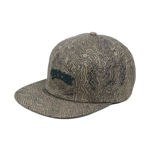 Indafield Unstructured hoed met 6 panelen - bruin voor wholesale door Common Apparel