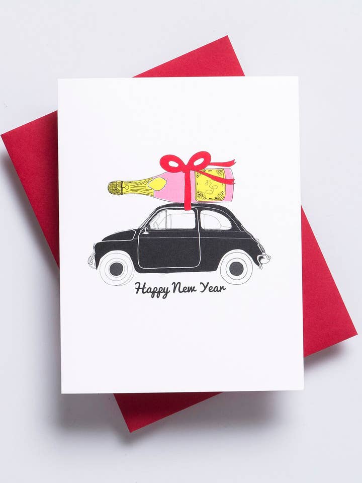 New Year's Moto Card - Greeting Card for wholesale by Richie Designs