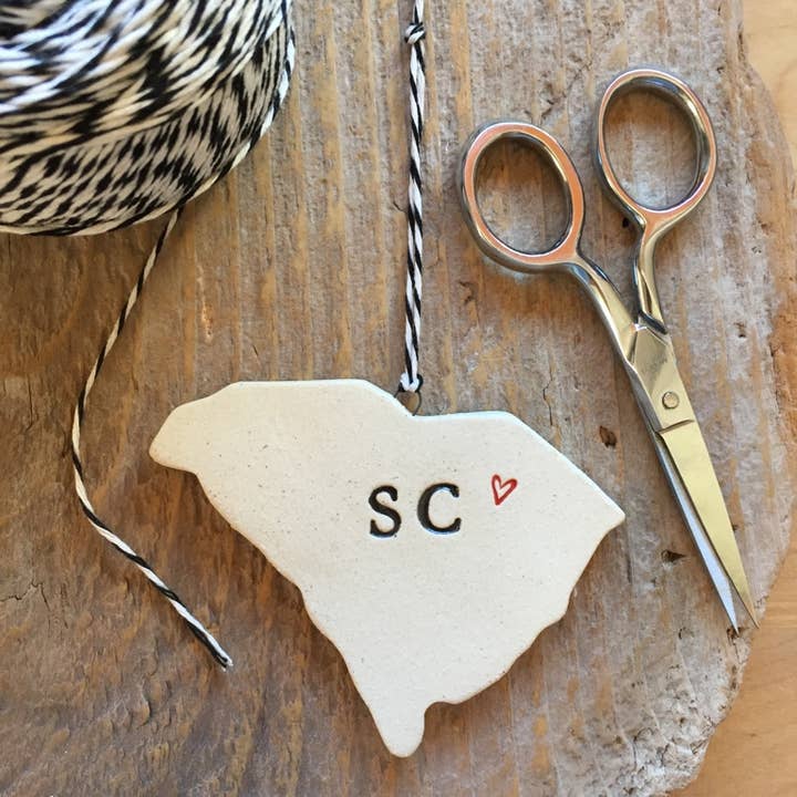 Tasha McKelvey - Wholesale Ornament - Custom State-Pride Holiday Ornament w/ State's Abbreviation7