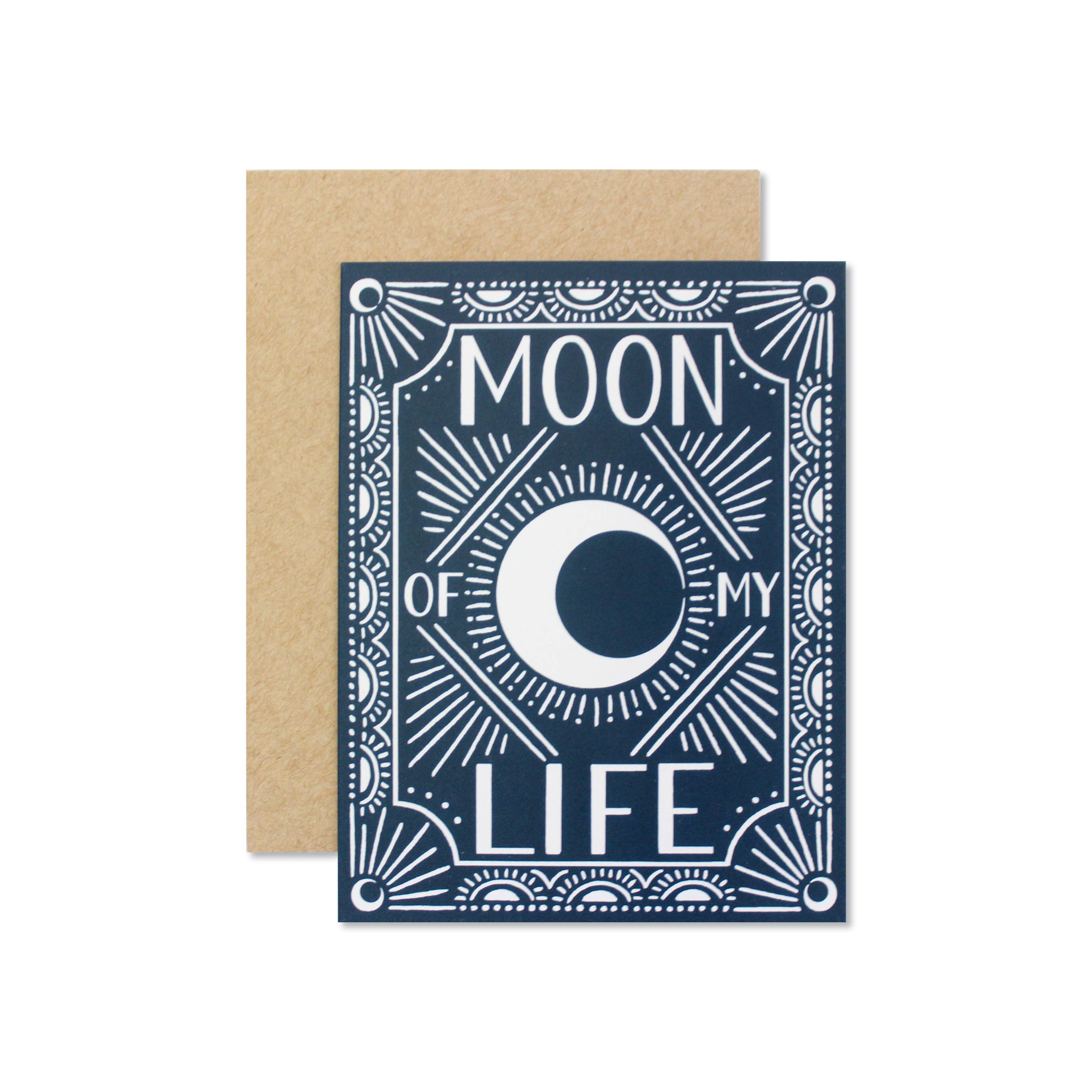 Wild Hart Paper - Wholesale Love Card - Moon of My Life Card
