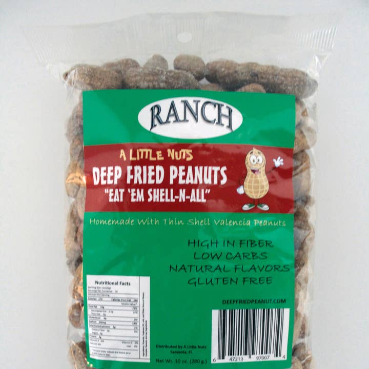Ranch Deep Fried Peanuts for wholesale by A Little Nuts Deep Fried Peanuts