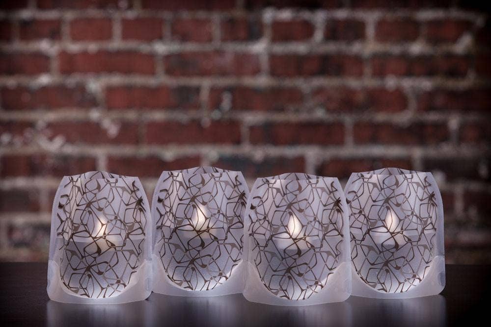 Modgy - Wholesale Lantern - Frosted Luminary Lantern - IceIce Baby1