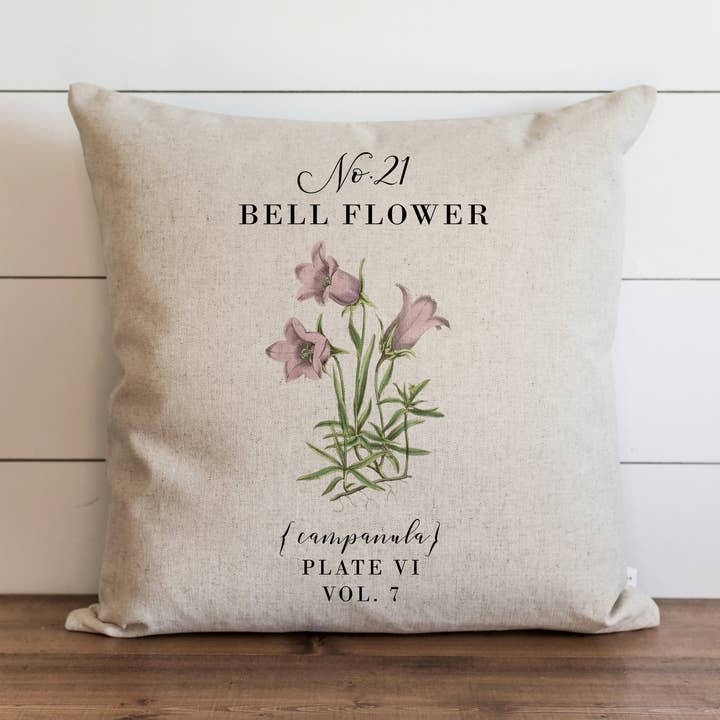 Funda de almohada botánica Bell Flower para venta al por mayor de Porter Lane Home