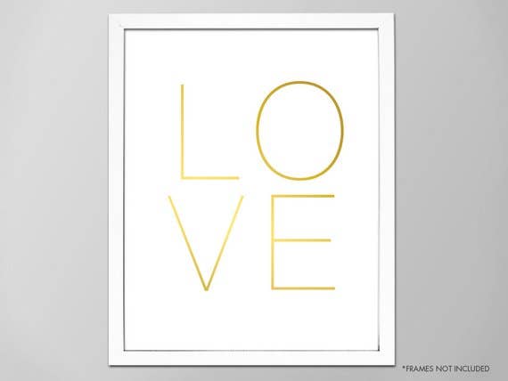 The National Anthem - Wholesale Art Print - 11” x 14” Gold Love Metallic Art Print0