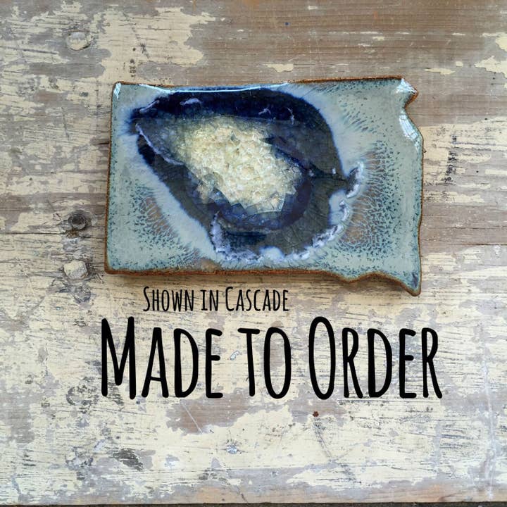 Dessous de verre du Dakota du Sud pour la vente par Dock 6 Pottery