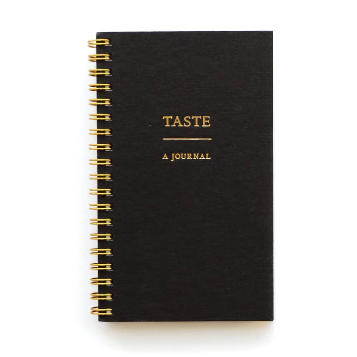 Taste Journal (Black) for wholesale by Wild Ink Press