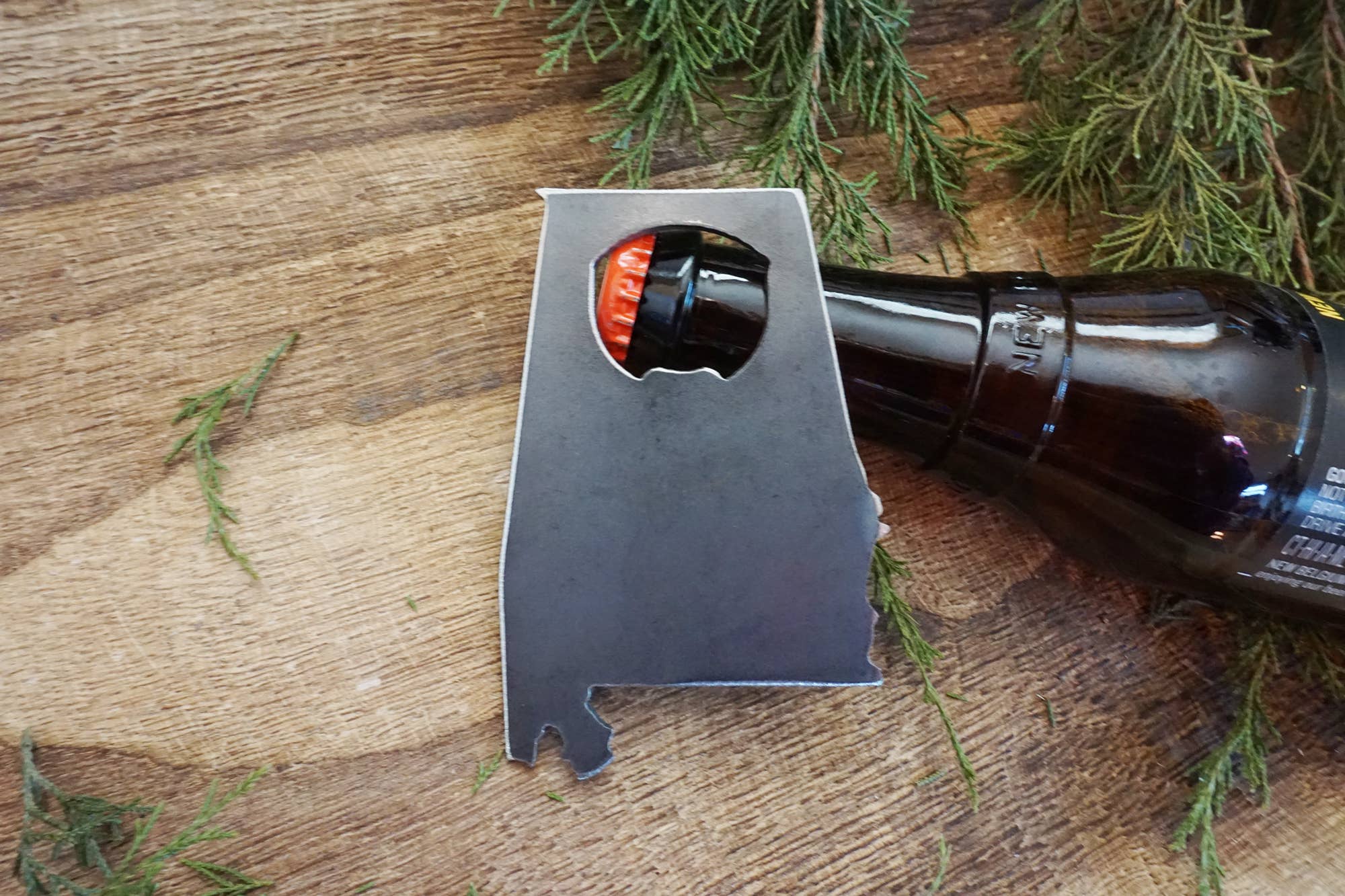 BE Creations & Designs, Inc. - Wholesale Bottle/Wine Opener - Alabama State Bottle Opener made from Recycled Raw Steel1