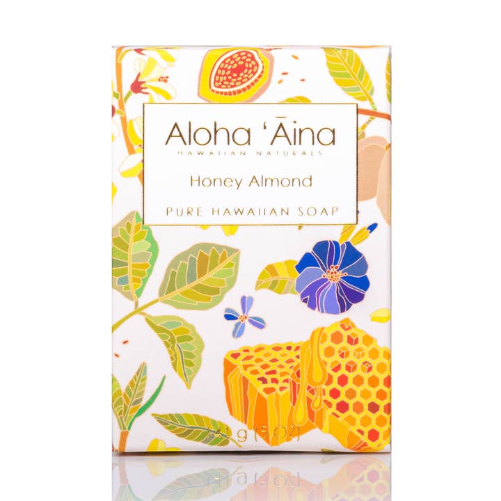 Aloha 'Aina – Honey Almond Pure Bar Soap for wholesale by Maui Soap Co.