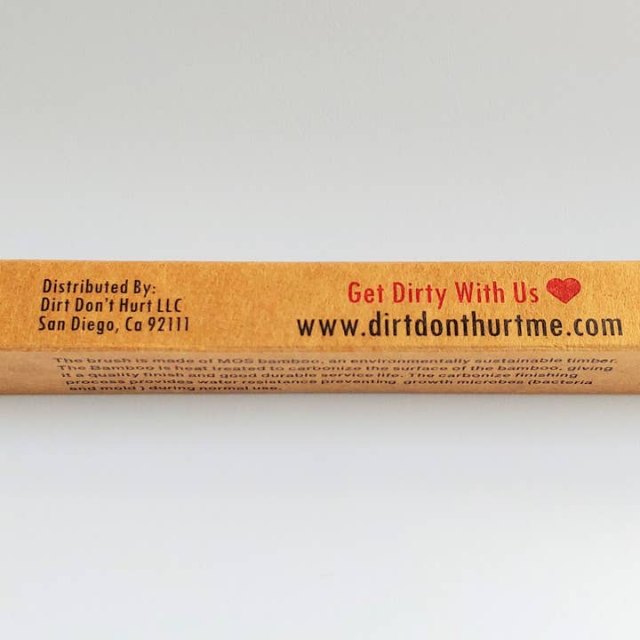 Dirt Don't Hurt - Wholesale Toothbrush - Bamboo Toothbrush with Rainbow Bristles