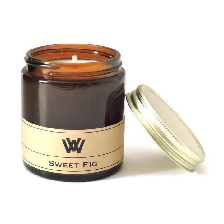 W.V. Candle Co. - Wholesale Jar/Filled Candle - 3.5 oz Sweet Fig Soy Candle0