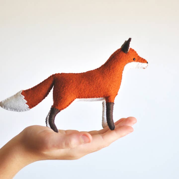 **STORE DISPLAY MODEL** For Felt Fox DIY Kit for wholesale by DelilahIris Designs