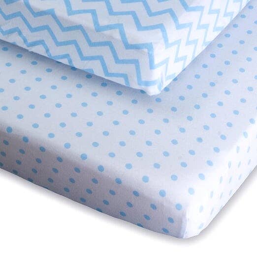 Ely’s & Co. - Vente Drap pour berceau/lit pour bébé - Pack et drap de jeu - Lot de 2 (variante)15