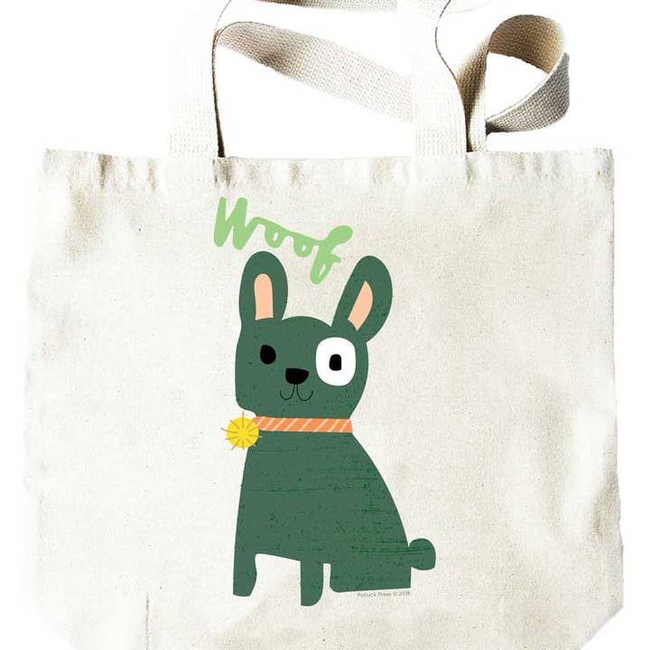Woof Doggy Tote para venta al por mayor de Potluck Press