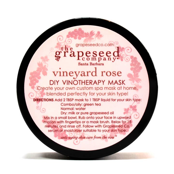 Vineyard Rose DIY Vinotherapy Mask for wholesale by The Grapeseed Company