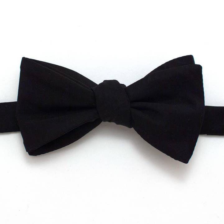 Black Formal Classic Bow for wholesale by General Knot & Co.