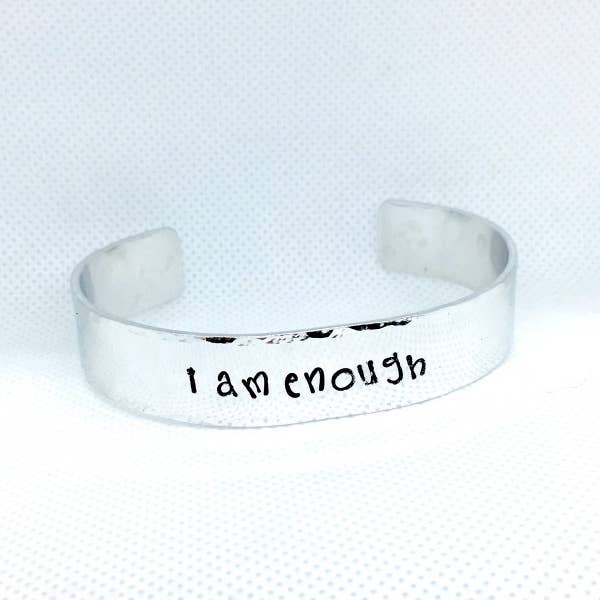 Me and My Sweet Pea – Großhandel Manschettenarmband – Manschettenarmband Ich bin genug Inspiration Schmuck, Statement