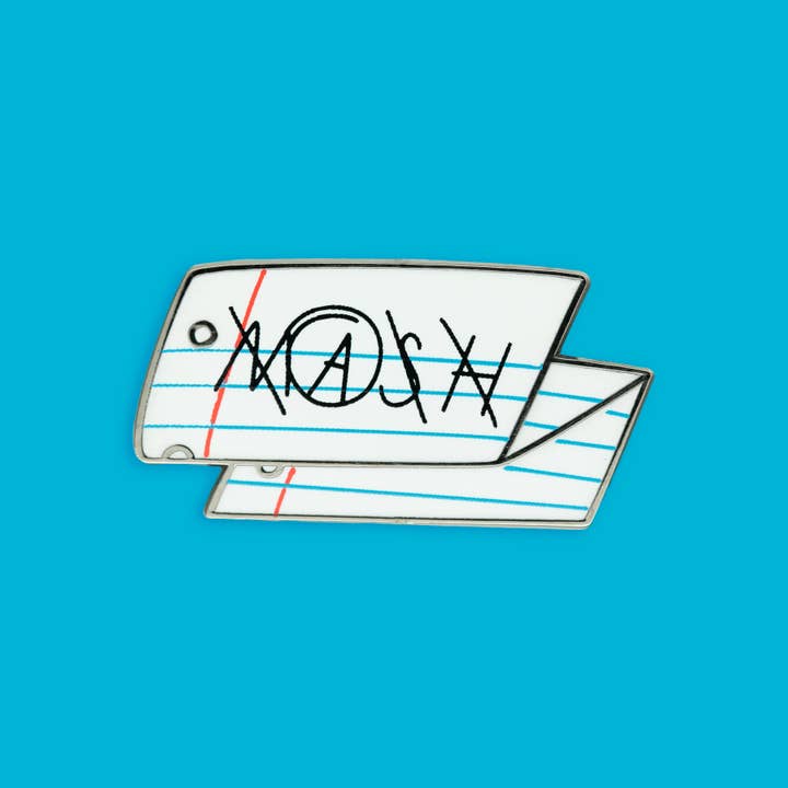 MASH Enamel Surprise Pin for wholesale by Brandy Bingham