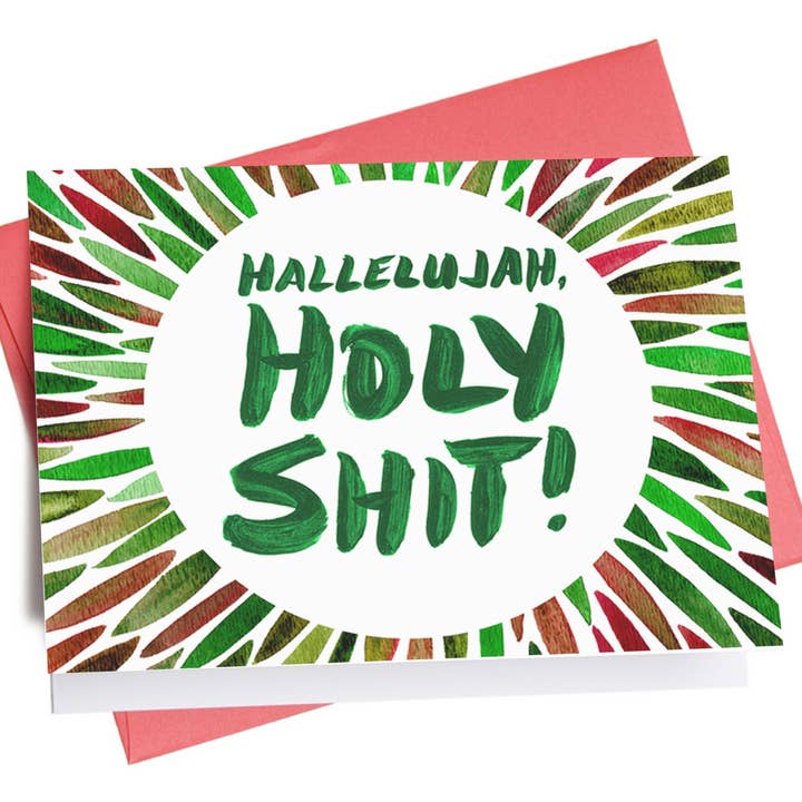 Alléluia, salaud ! | Carte de vœux de Noël pour la vente par Inkwell Cards