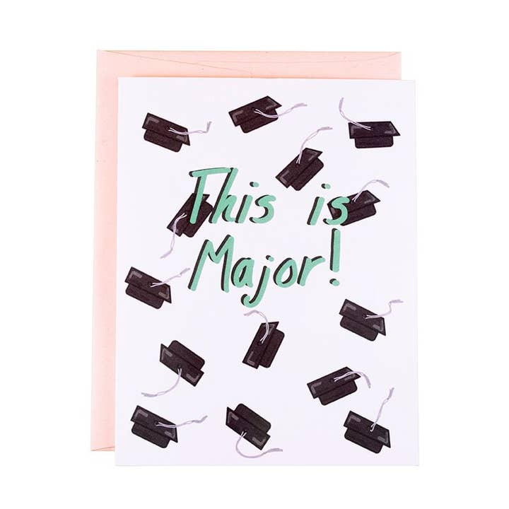 Questo è un biglietto di laurea importante. per la vendita all'ingrosso da parte di The Witty Gritty Paper Co.