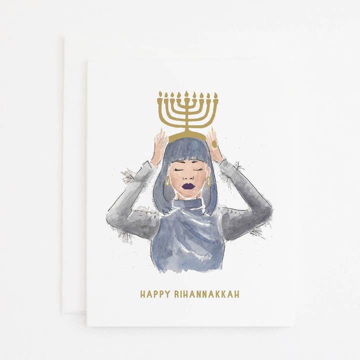 Carte Rihannakkah pour la vente par Party Sally
