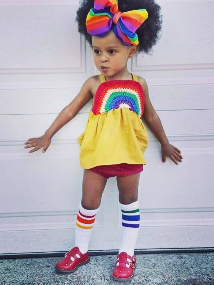 Pride Socks – Meias - Crianças por atacado – Meias de tubo para crianças - Coragem 1