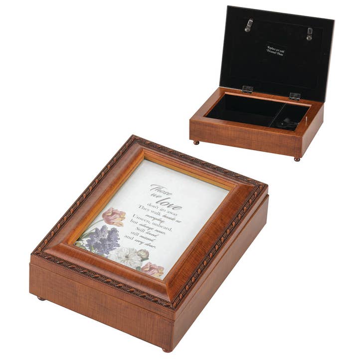 Those We Love Woodgrain Music Box for wholesale by Cottage Garden