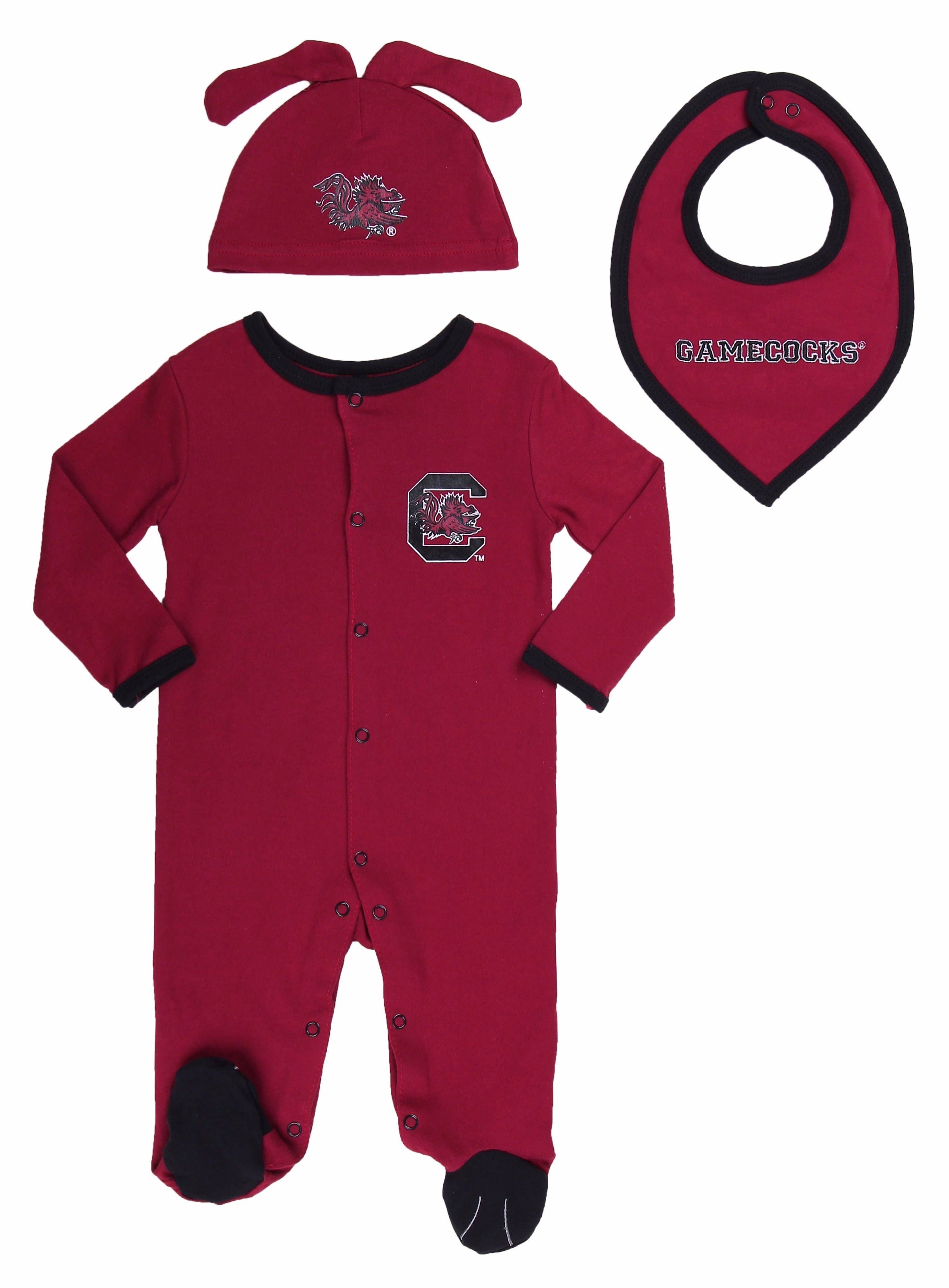 Fast Asleep PJ`s - Wholesale Bodysuit (Footed) - Baby - University of South Carolina Sleeper Set - Boys0