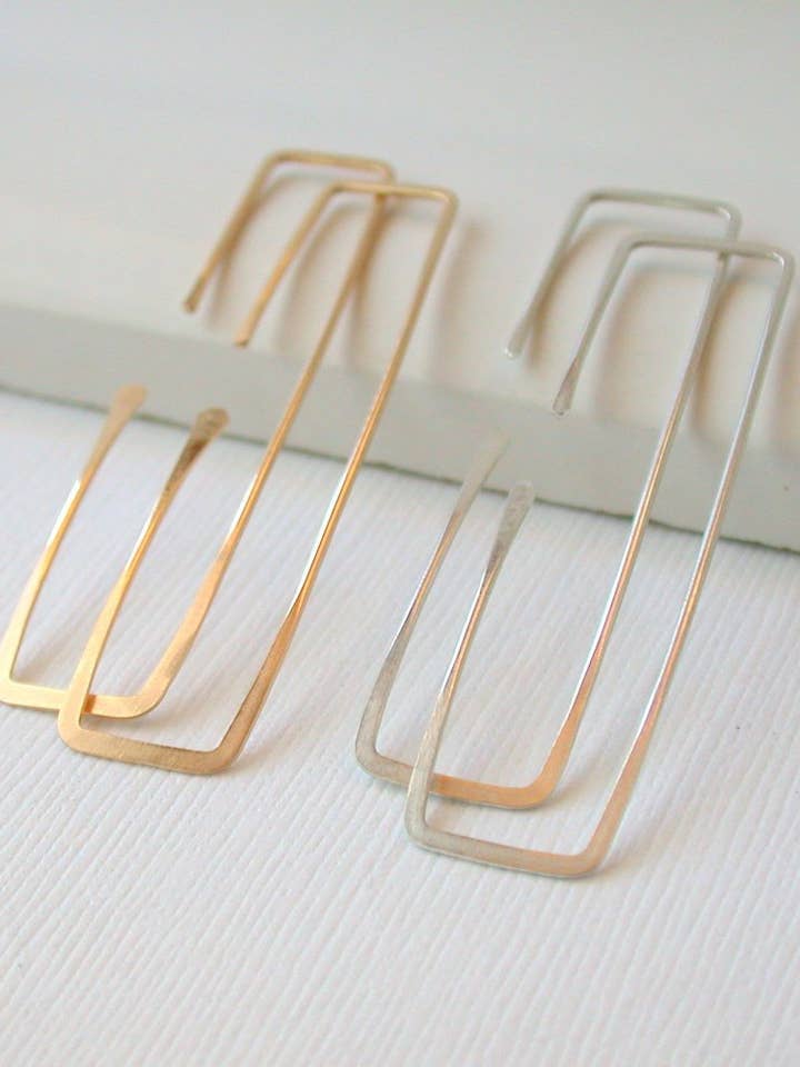 Slim Rectangle Threader 2” for wholesale by Linda Trent Jewelry