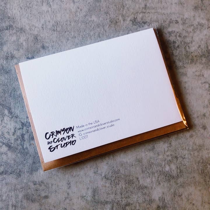 Crimson and Clover Studio - Wholesale Mother's Day Card - You're My Favorite MotherFucker1