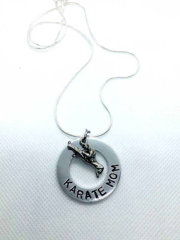 Karate Mom Necklace for wholesale by Me and My Sweet Pea