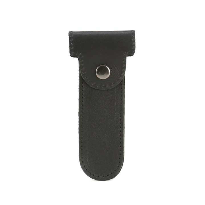 Leather Safety Razor Pouch for wholesale by CRUX Supply Co.