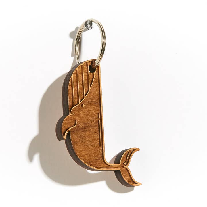 Portachiavi in legno di balena per la vendita all'ingrosso da parte di Lucca