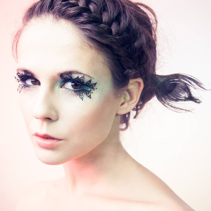 PAPERSELF – wholesale Lösögonfransar – Påfågelpapper ögonfransar2