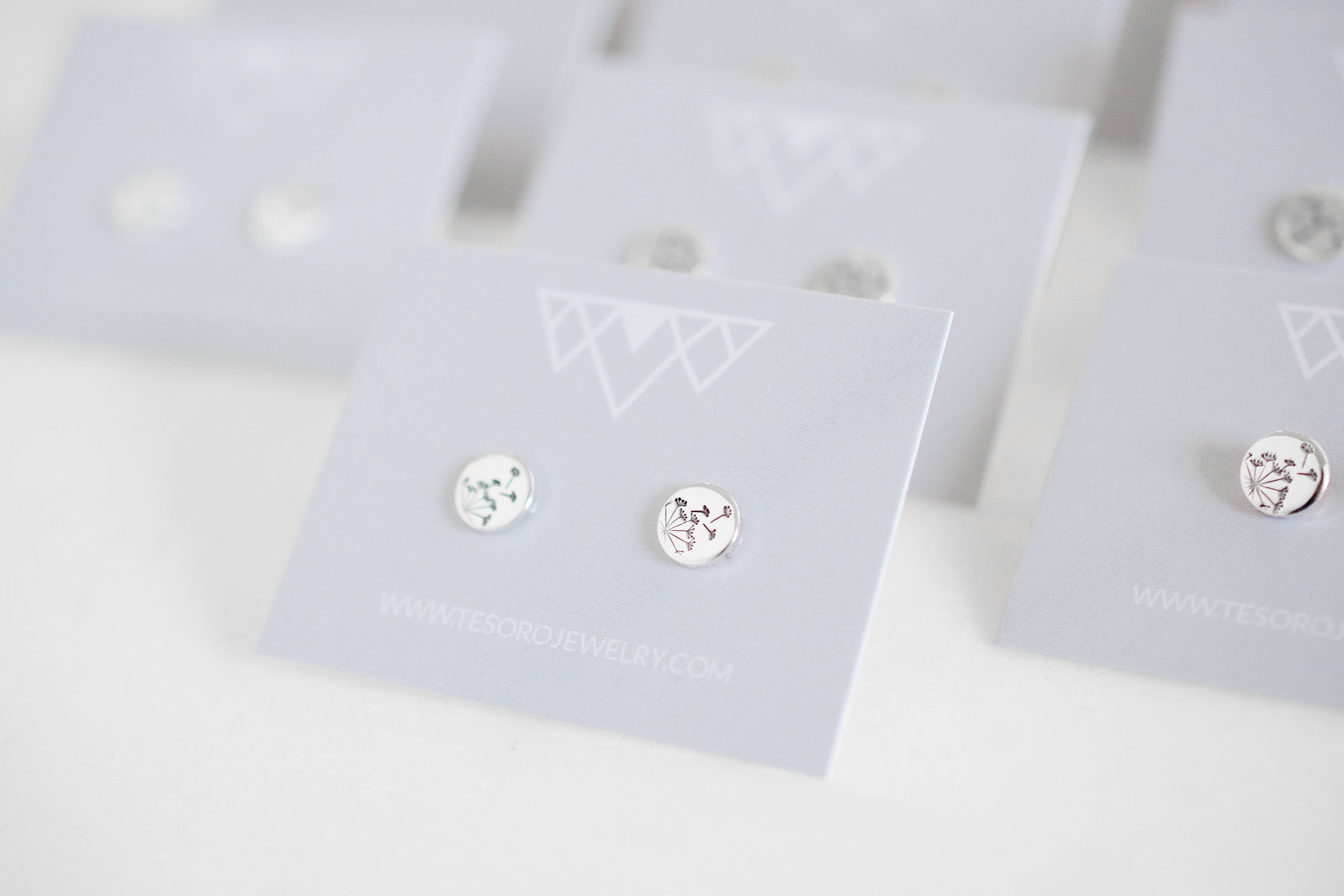 Tesoro Jewelry - Wholesale Stud/Post Earrings - Dandelion Earrings - December1