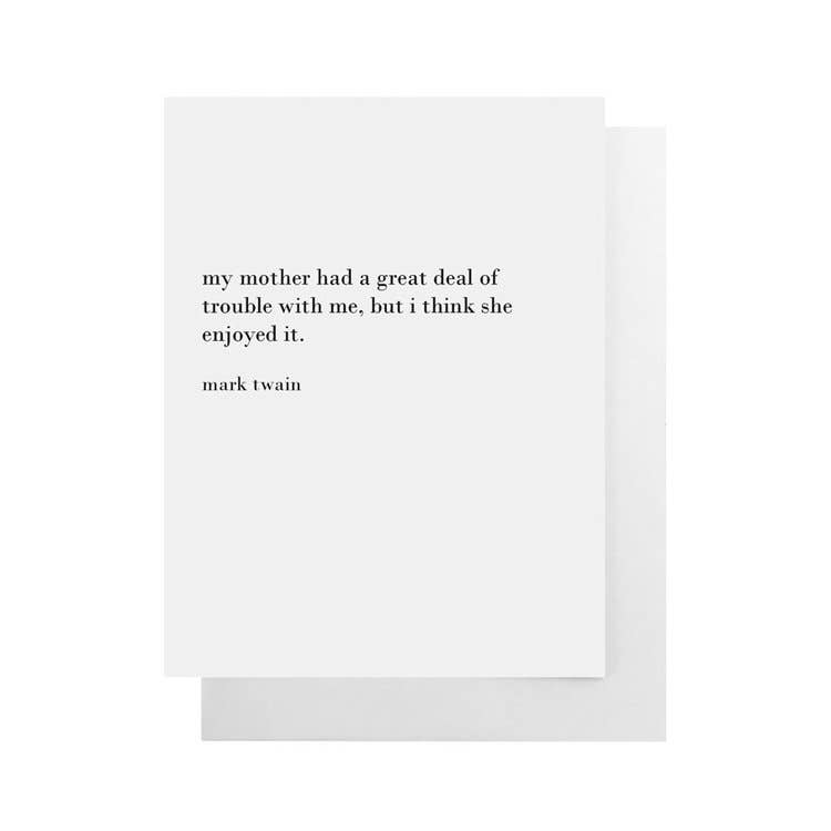 REMOVED BRAND - Wholesale Mother's Day Card - Twain Card0