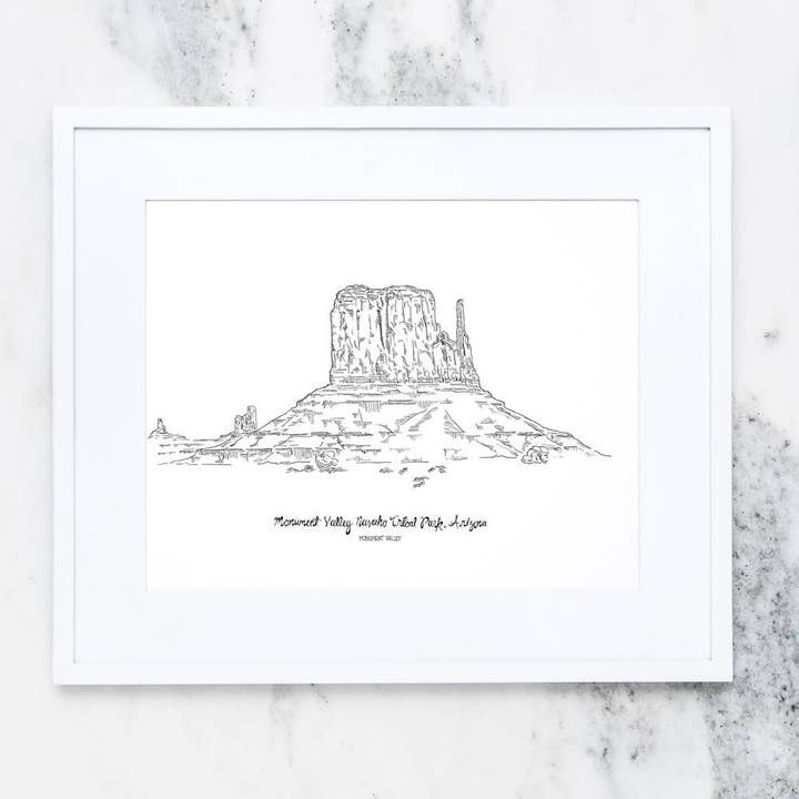 Monument Valley Art Print for wholesale by Reyn Paper Co